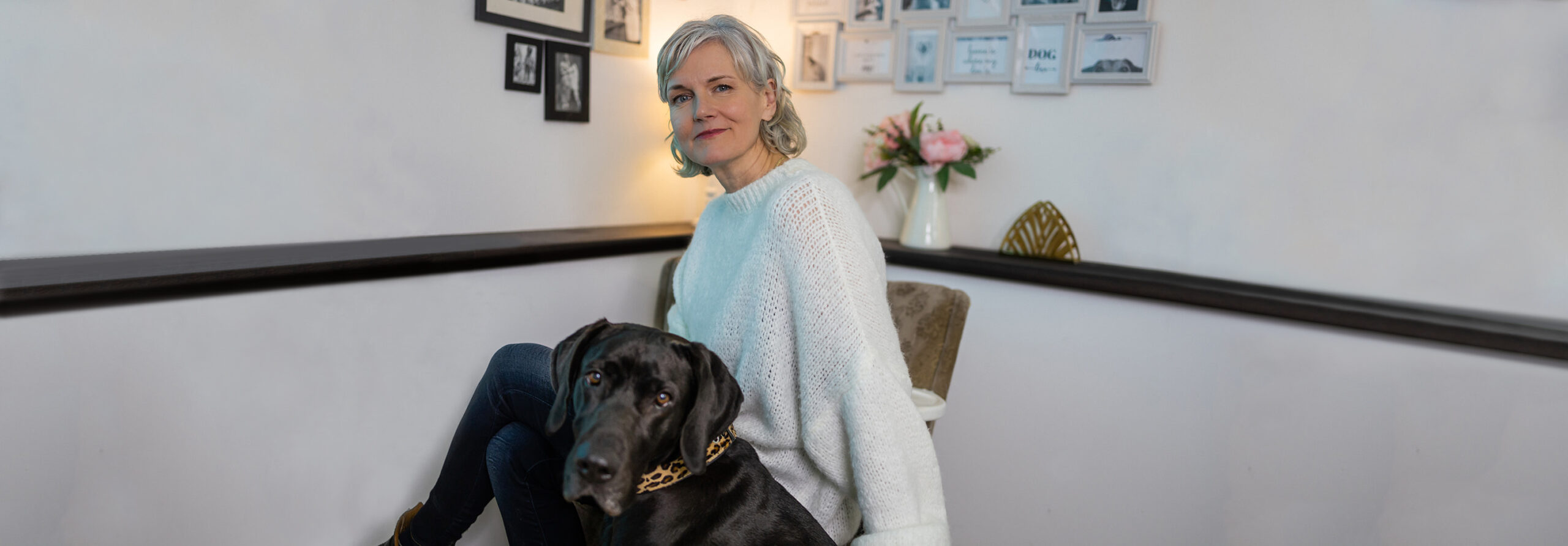 Francoise Bruder und Lizzy, Hundesalon Schöne Bescherung